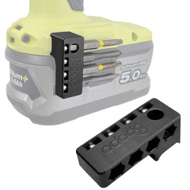 Magnetic 1/4-Inch Hex Bit Holders fit for Ryobi 18v Drill,Hex Screw Bit Storage on Side of Power Drill,Keep Bits Within Reach, Right Side