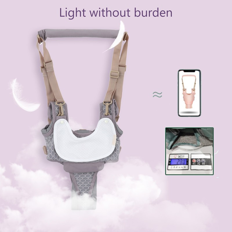 Baby Walking Harnesses Lightweight Adjustable Detachable Crotch Pad Handheld Toddler