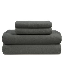 LANE LINEN 100% Cotton Flannel Sheets Set - Flannel Sheets King, 4-Piece Bed ...