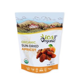 ORGANIC Sun-Dried Apricot - IOS Love Organic- | Purely Apricot - USDA Certified Organic Apricot, NO Added Sugars, Sulfurs or Preservatives | NON-GMO, VEGAN, & KOSHER