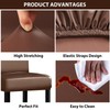 Lebaley 2 Pack Bar Stool Covers with Backs Waterproof Stretch