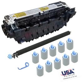 USA Printer CF064A-DMKv2-USA (CF064-67902) Deluxe Maintenance Kit for HP Laserjet M601 M602 M603 Includes RM1-8395 Fuser, RM1-8491 Transfer Roller, & Tray 2-6 Roller Kit (110V)
