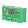 Green PWM Solar Charge Controller LCD Large Screen Display Photovoltaic