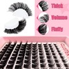 100 Pieces DIY Eyelash Extensions Set 8-16 mm Mixed Fluffy