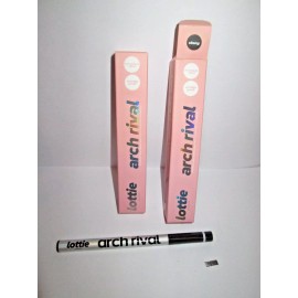 Lottie London 2X Lottie London Arch Rival Micro Blade Effect Eyebrow Pens EBONY Black Boxed