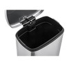 Qualiazero 13.2 Gallon Stainless Steel Step Trashcan with Removable Leakproof