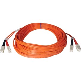 Tripp Lite N506-50M 164' Multimode Duplex 50/125 Fiber Optic Patch Cable SC/SC - 50M (164 Feet)