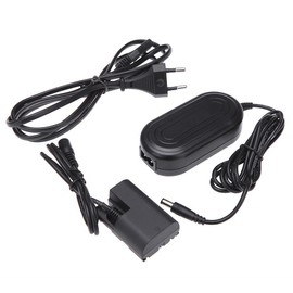 New AC Power Adapter (Replacement for ACK-E6) with DC Coupler Cable Kit for Canon EOS 60D/6D/7D/5D/Mark II/III, US Plug