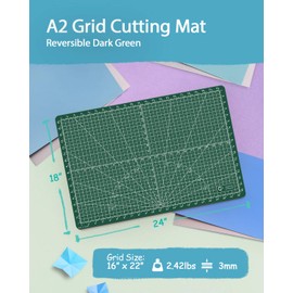 G+ Sewing Cutting Mat 18x24 Inches; Self Healing, Double-Sided, Professional Cutting Mat for Sewing, Quilting, Crafting, Fabric Suitable for All Art&Craft Projects (Made in Taiwan)