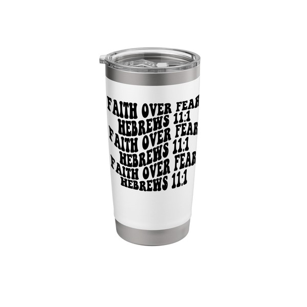 Faith over fear Hebrews 11 1 Retro Vintage Christian Jesus