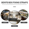 UPKOCH 4 Pcs Bento Box Elastic Band, Lunch Container Box