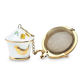 PIP STUDIO Floral Birdhouse Tea Strainer