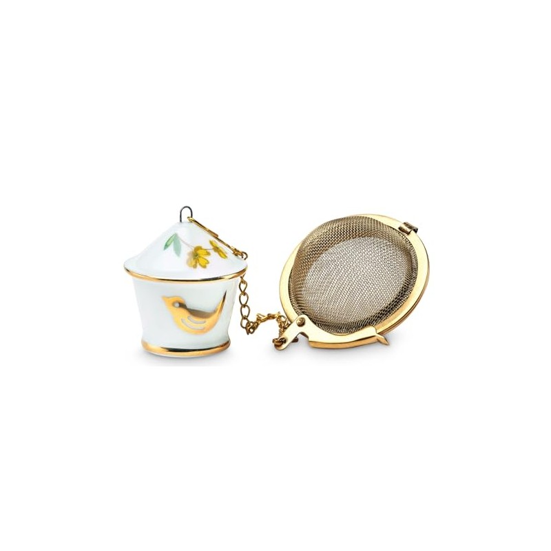 PIP STUDIO Floral Birdhouse Tea Strainer
