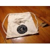 Canvas Chipotle Mexican Grill- Natural Canvas Cinch Bag-Bnwt