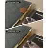 Magnetic Leather Bookmarks with Pen Holder Vegan Leather Book Marks
