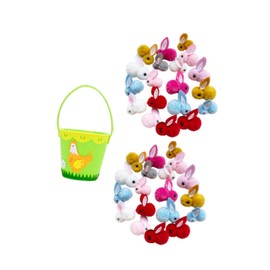 Harilla Osterkorb Aufbewahrungskorb vielseitig Leichtes Osterdekoration behandeln Goody -Korb für Partyvorbevorgehende Festival Kinder Mädchen, Henne