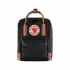 Mochila Kånken Rainbow Mini, Fjällräven, Unisex-adulto, Black-Rainbow Pattern, Unitalla