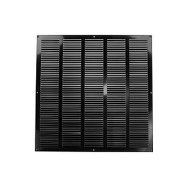 Repa Market Black Air Vent Cover 20" x 20" Inch (Outer Dimensions) - Steel Return Air Grilles - for Ceiling and Sidewall - HVAC - with Protection Screen (19.68" x 19.68" Inch)