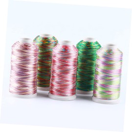 LALAFINA Strand Ice Silk Thread Dark Green for Jewelry Making Sewing and Macrame Crafts Non-Fading Cord for Tassels and Stitching