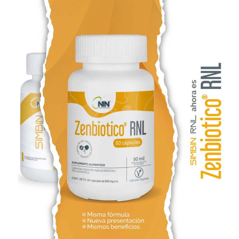 Zenbiotico Rnl Capsulas Nin Antes Simbin Sabor