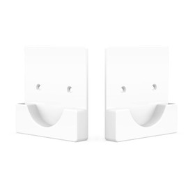 FIRINER Tension Rod, Reinforcement, Strong Support Plate, Large, Set of 4, Prevents Tension Rods, Drop Prevention, Load Capacity 110.2 lbs (50 kg), Tension Rod Won't Fall Off, Diameter 2.2 inches (5.5