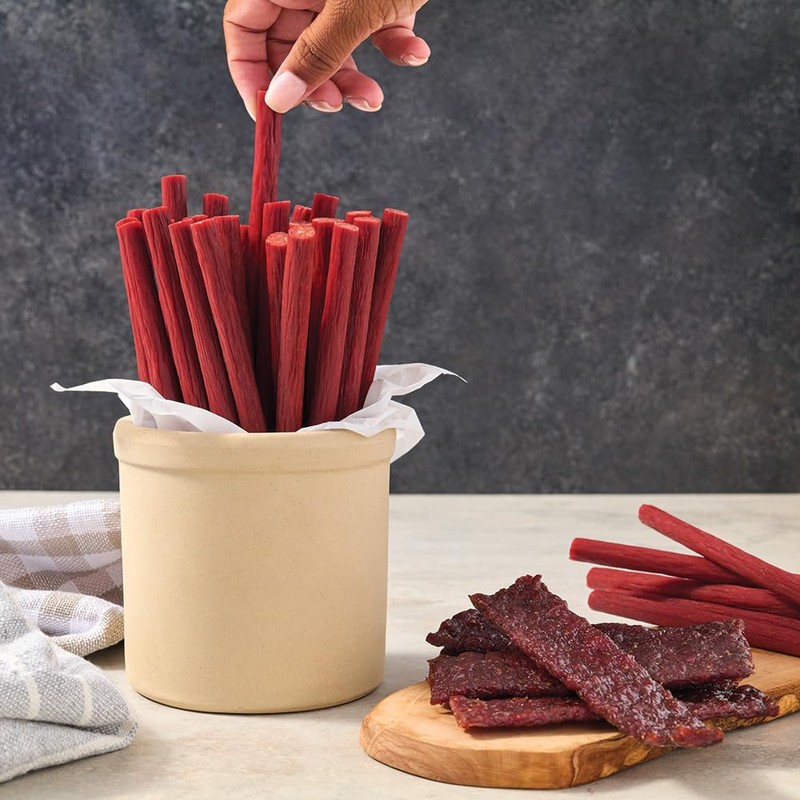 Weaver’s Hot Beef Sticks (80 hot & spicy 7” beef