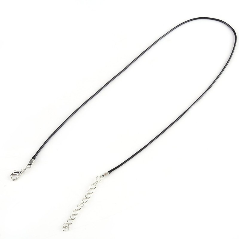 10pcs Leather Cord Chain, Wax Rope Waxed Necklace Cord with