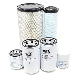 CFKIT Maintenance Filter Kit Compatible with Kubota M6800 Series w/V3300-E Eng.