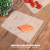 Flexible Plastic Cutting Board Mats set, Clear Kitchen Cutting Board