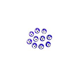 Nevfactory Nazar Boncuk Evil Eye Handmade Glass Beads Pack of 10 (3cm/1.18 inch)
