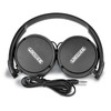Bontempi Foldable Cable Headphones Compatible with 3.5 mm Jack Devices,