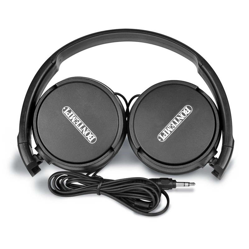 Bontempi Foldable Cable Headphones Compatible with 3.5 mm Jack Devices,