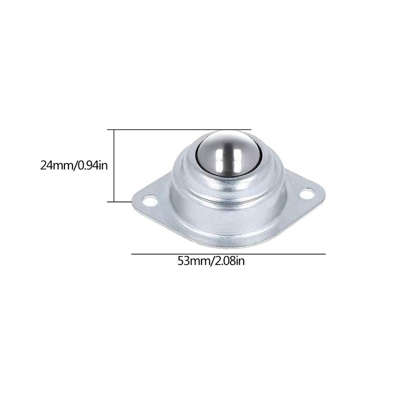 Transfer Bearing Casters,Tianher 6 Pcs Roller Ball Transfer Bearing Casters