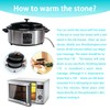 Windfulogo 4Pcs Professional Massage Stones Set Natural Lava Basalt Rock