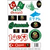 Daged Osmanli Sticker Card Sticker Sheet – Car Motorcycle Biker