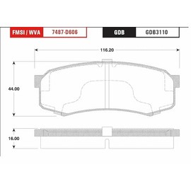 TRW Balatas Bajos Metales Traseras Compatible con TOYOTA FJ CRUISER de 2007 a 2014