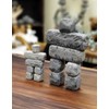 Garden Age Supply Small Inuksuk Sculpture Made with Natural Stone