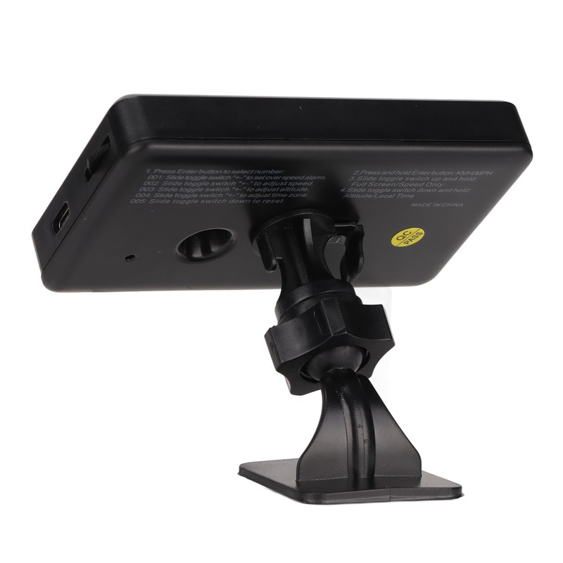 Universal Black 4.5in Car HUD Display 2 Alarm USB Power