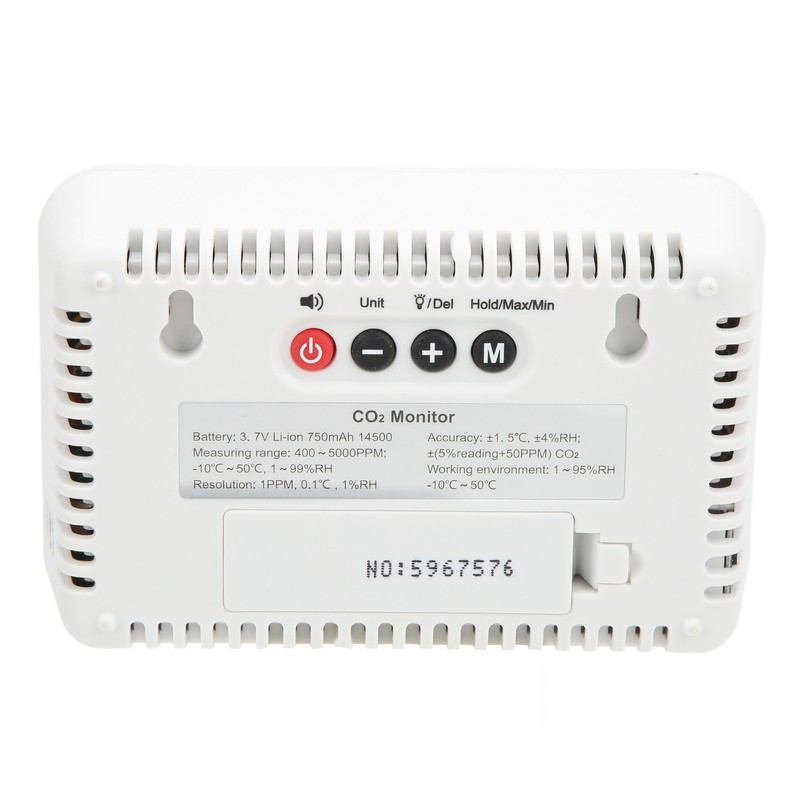ST8310 LCD Air Quality Monitor Carbon Dioxide Detector CO2 Temperature