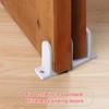 Lekgavd 2 Pack Sliding Closet Door Floor Guide, Universal 1-3/8"