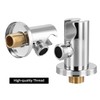 QWORK® Wall Water Supply Elbow with Shower Bracket Holde, Chrome