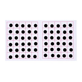 Indian Bollywood Black Dots Round Bindis Stickers Tattoos- Self Adhesive- SKU101179