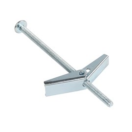 HASWARE Toggle Bolt Zinc Plated Steel and Wing Nut for Hanging Heavy Items on Drywall 1/8 x3 (25 Pack)