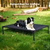 Veehoo Cooling Elevated Dog Bed Add Removable Fluffy Plush Pillow