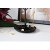 Kikkerland Bird Jewellery Stand, Metal, Black, 13.3 x 10.2 x