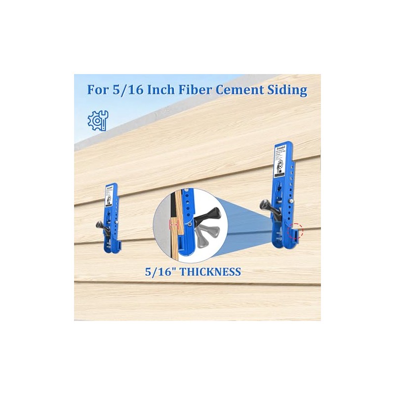 Siding Tools - Compatible with 5/16-Inch Fiber Cement & Lap
