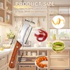 2 Pack Vegetable Peeler With Wooden Handle,Multi Functional Vegetable Peeler