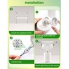 Spotlight 2-Pack, Matt White Round LED Spotlights - Single Rotatable,