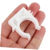Hohopeti White Pvc Pipe Clamps 1 Inch Inner Diameter Hose