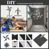 12 Pack Self-Adhesive Soundproof Wall Panels, 12 x 12 x